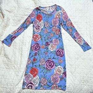 Women’s Size Small Lularoe Pullover Long Sleeve Floral Dress